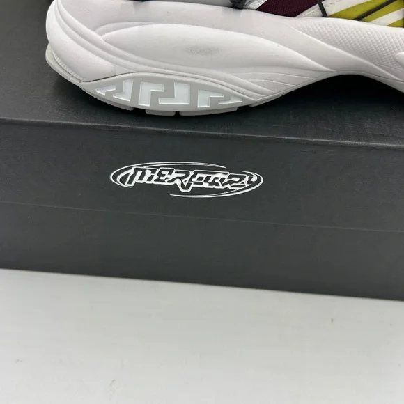 Men’s Versace V3 net leather sneakers size 10 US made in Italy - Picture 14 of 14